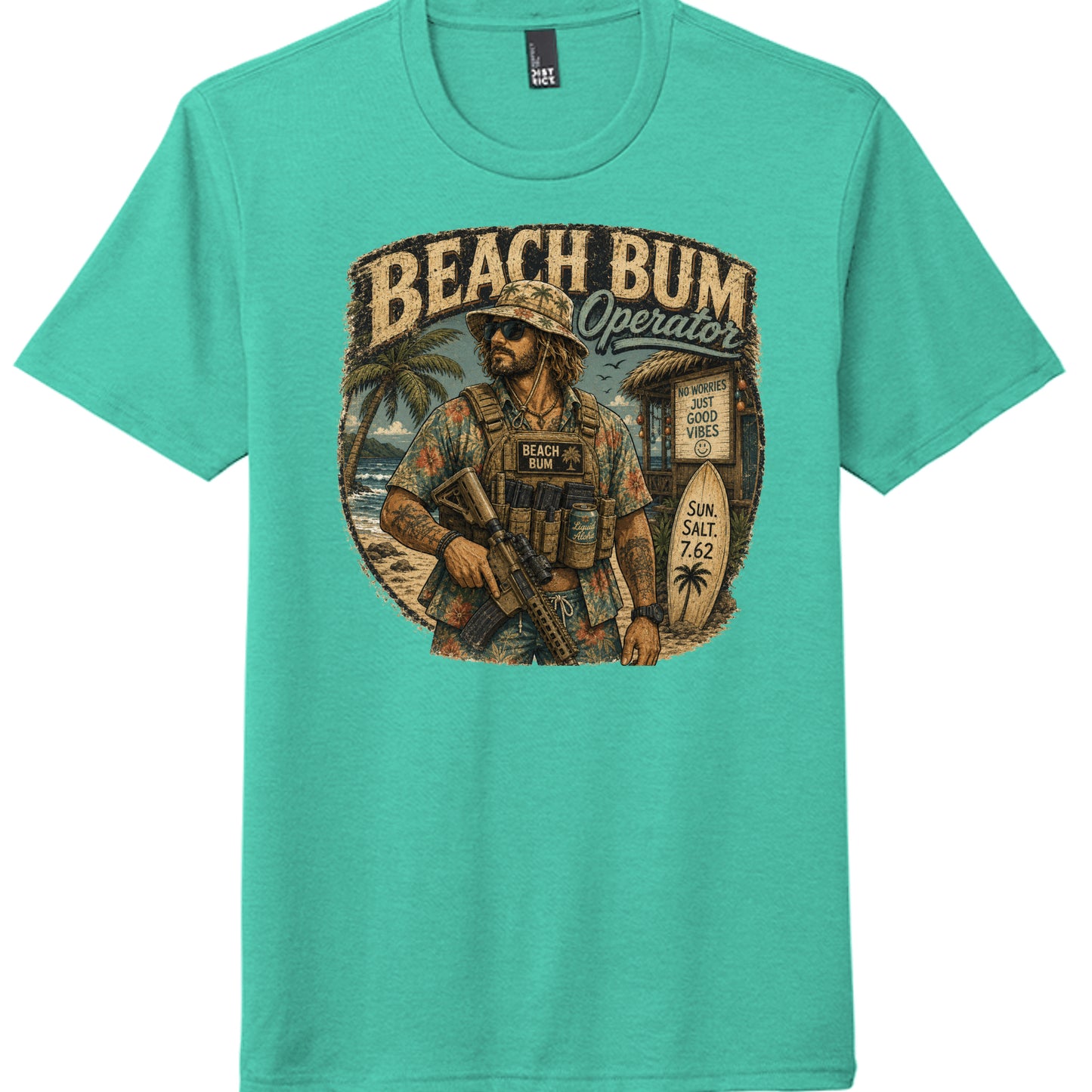 Aqua Heather - DM130 - FRONT