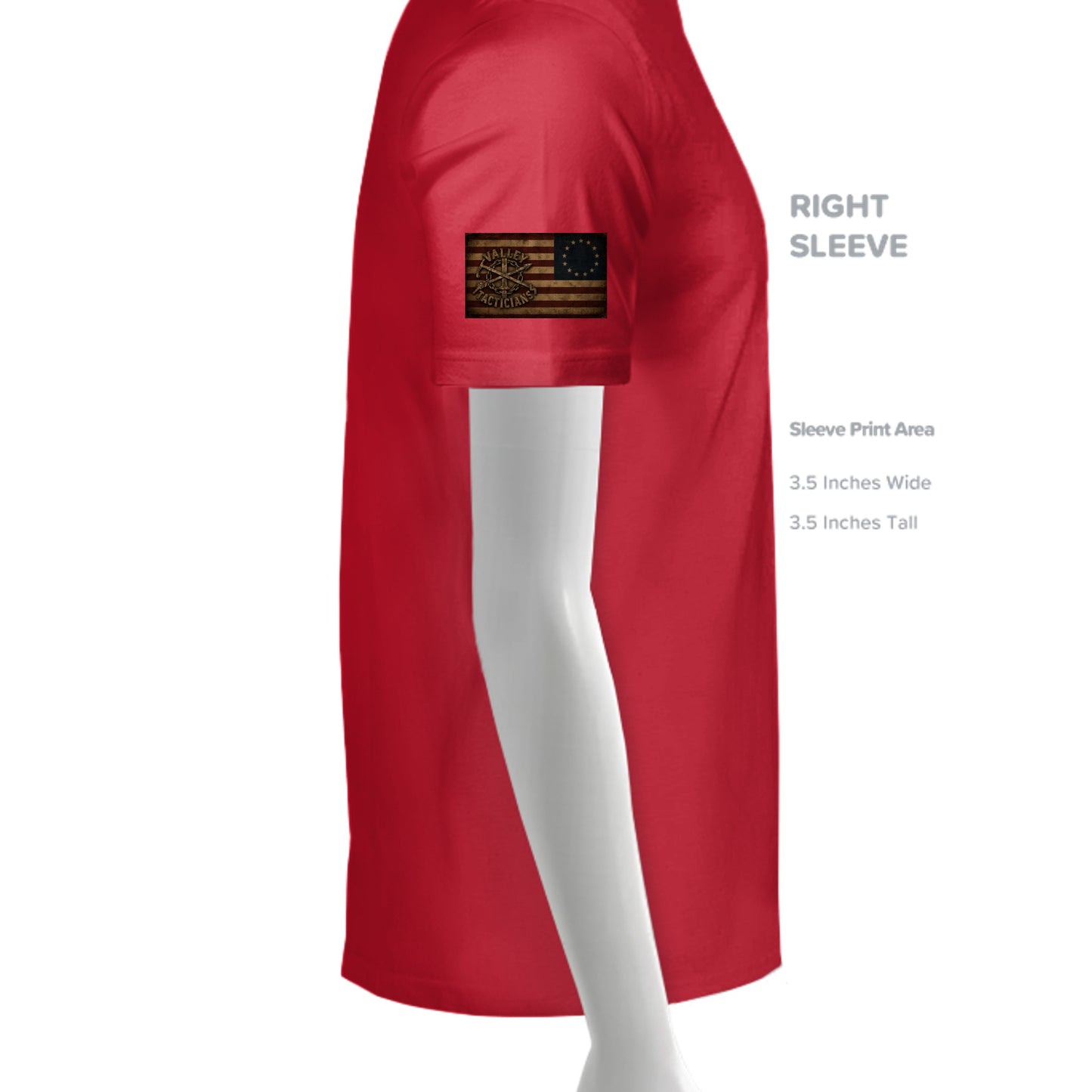 Classic Red - DM130 - SLEEVE_RIGHT